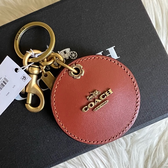 💰SOLD - 5273 - Coach Mirror Bag Charm in Signature Canvas - Picture 5 of 5